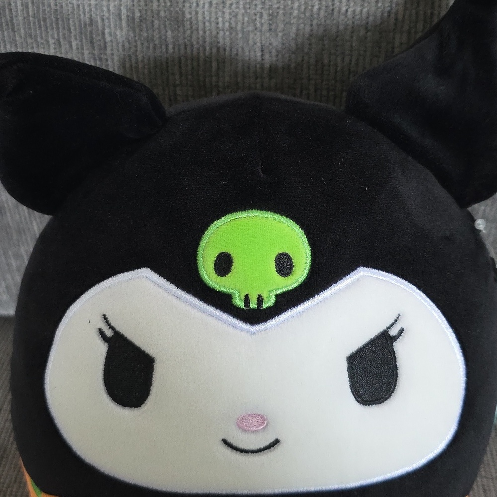 Halloween Squishmallow Featuring Kuromi From Hello Kitty. NWT. - Picture 7 of 8